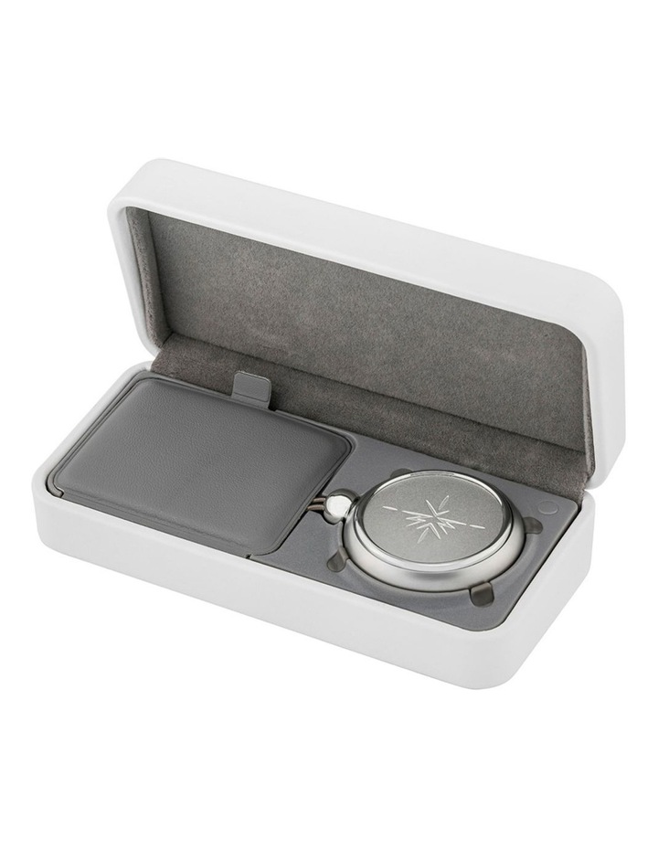 Sound Necklace - Silver & Qliq Crystaline Sandy Beach - Gold