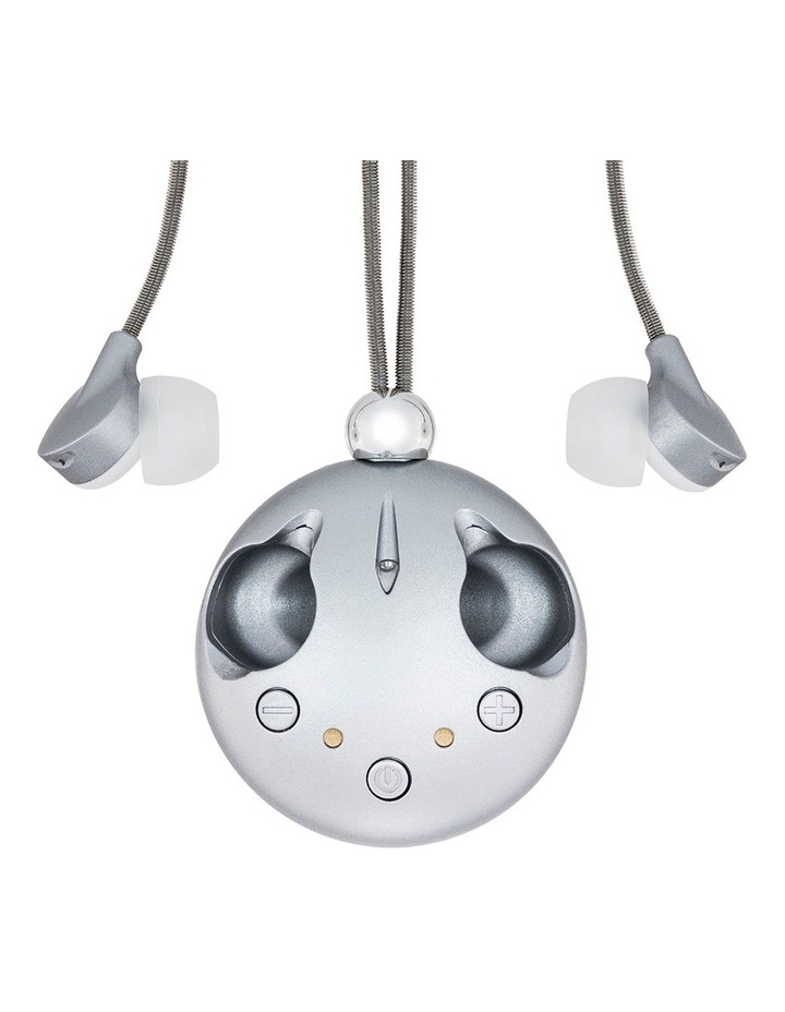 Sound Necklace - Silver + Qliq Filigree Daffodil - Gold Sound Necklace - Silver + Qliq Filigree Daffodil - Gold