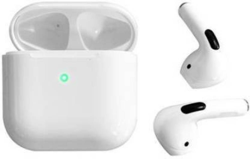 Ephemeral Ear Buds Pro With Wireless Charging Case Premium Quality Bluetooth Gaming Headset (White, True Wireless)