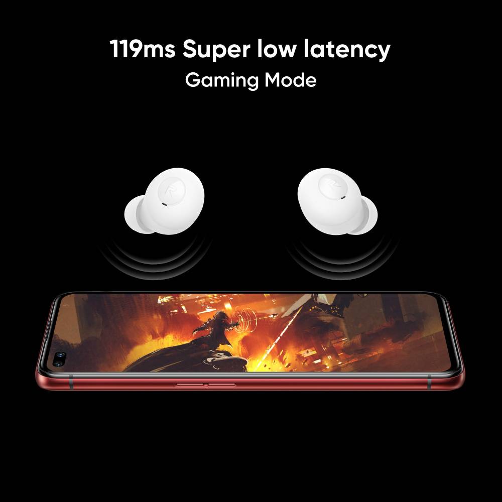 realme Buds Q Bluetooth Headset (White, True Wireless)