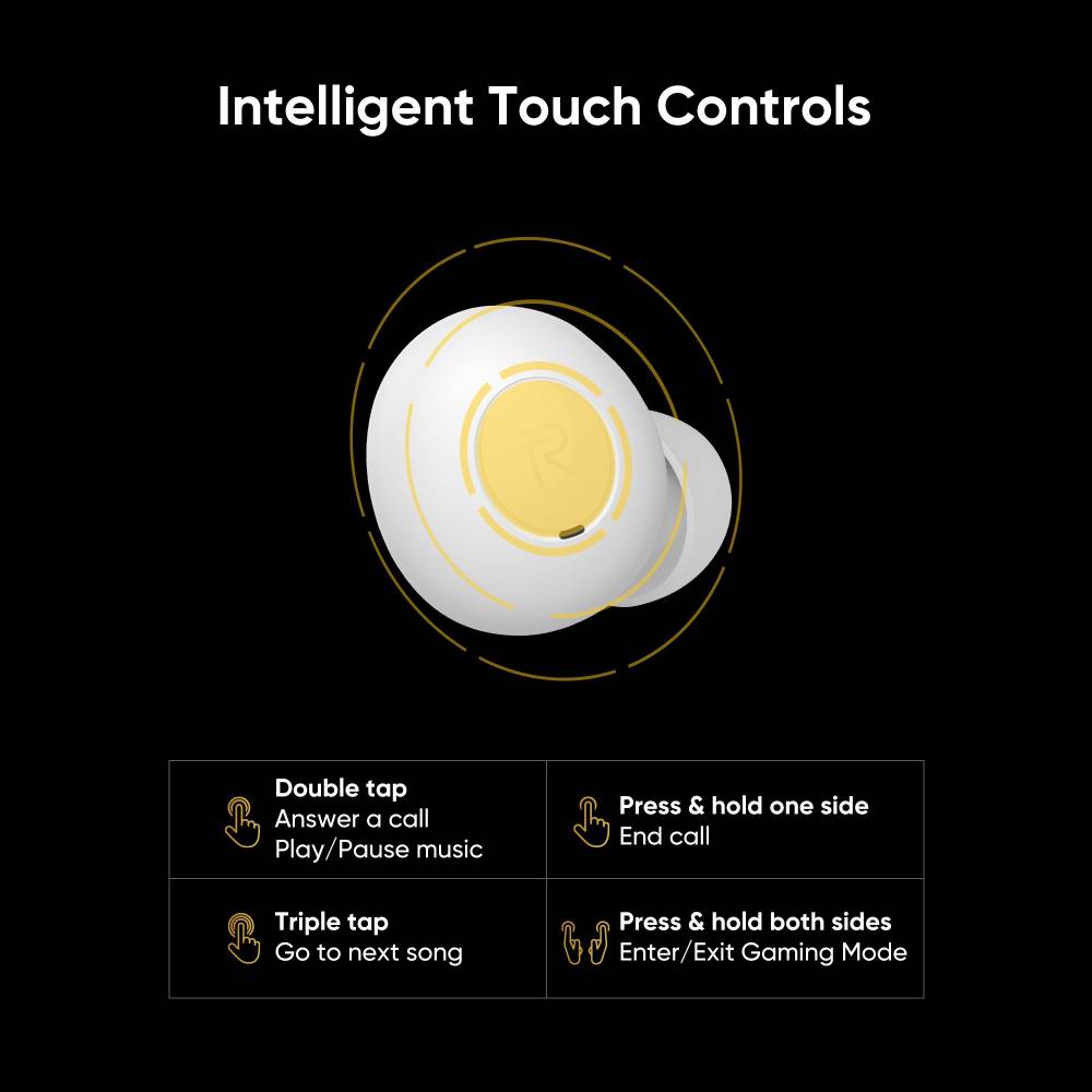 realme Buds Q Bluetooth Headset (White, True Wireless)