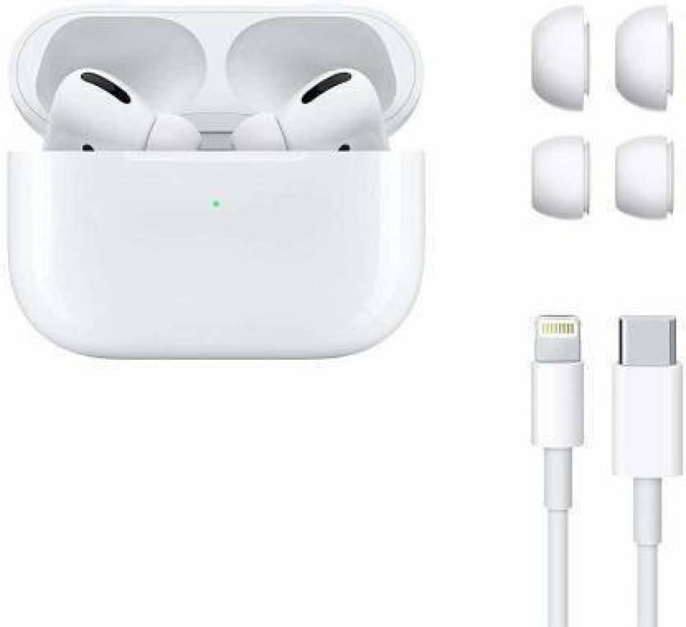 TULUA Air_pods pro with wireless charging case Bluetooth Bluetooth Headset (White, True Wireless) TULUA Air_pods pro with wireless charging case Bluetooth Bluetooth Headset (White, True Wireless)