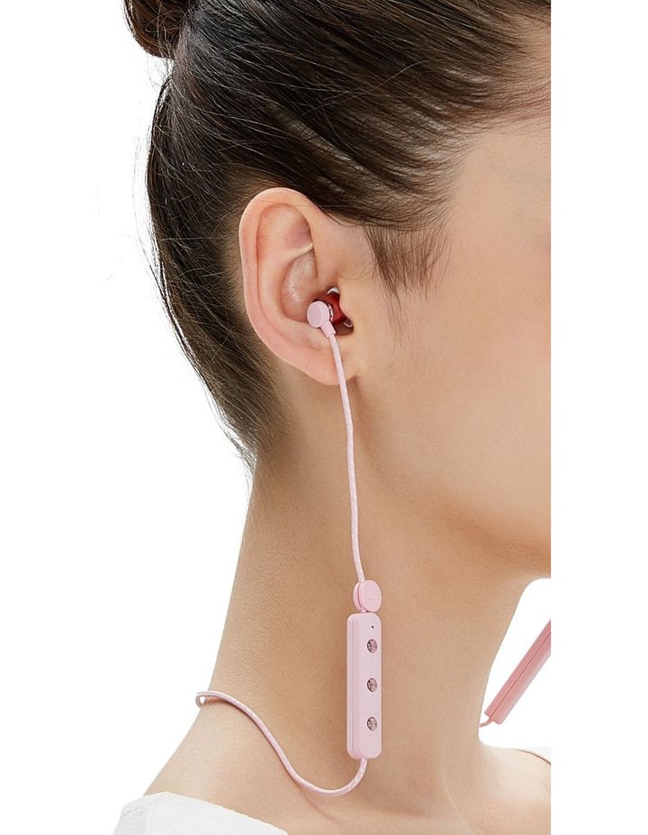 TIO Water Resistant Comfort Gym Bluetooth Headphones Pink