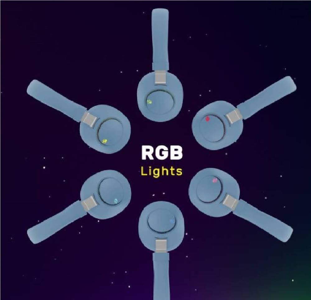 ZEBRONICS ZEB_DUKE Bluetooth Headphone Bluetooth Headset (Blue, On the Ear)