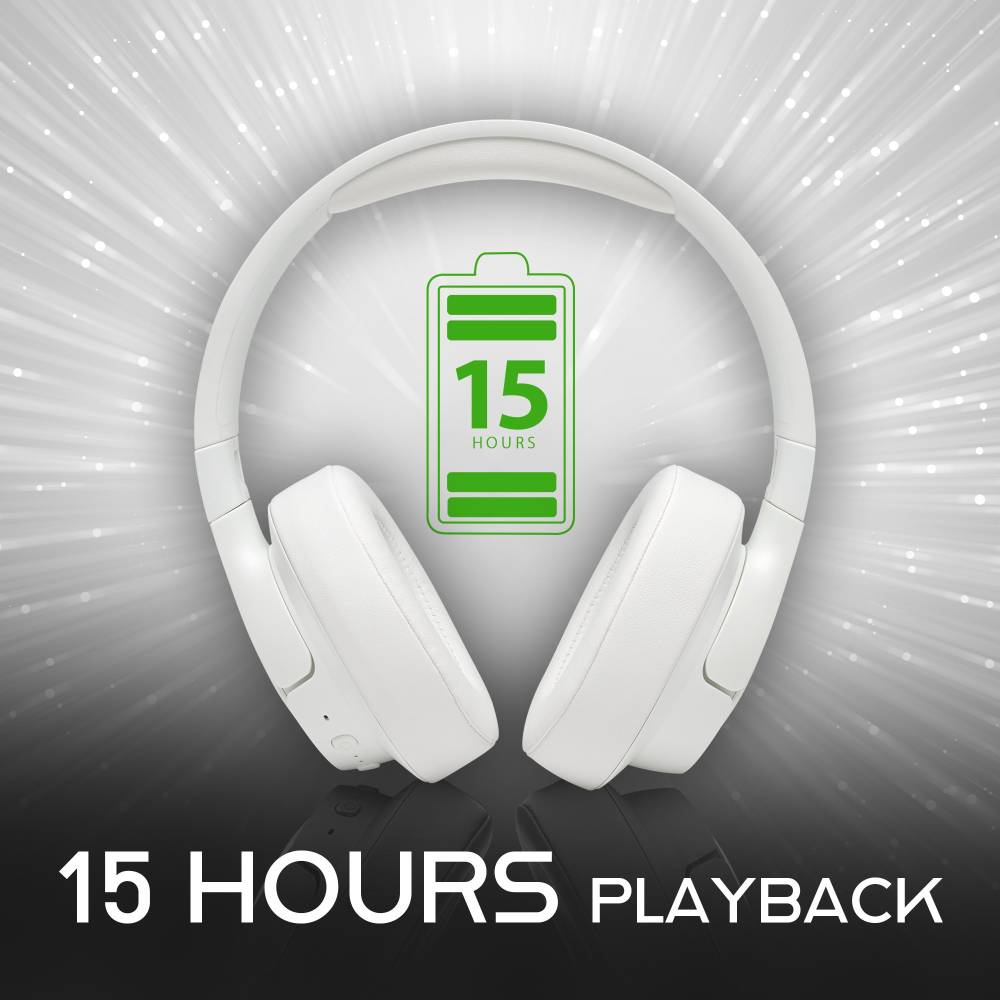 JBL Tune 750BTNC Active Noise Cancelling Bluetooth Headset (White, On the Ear)