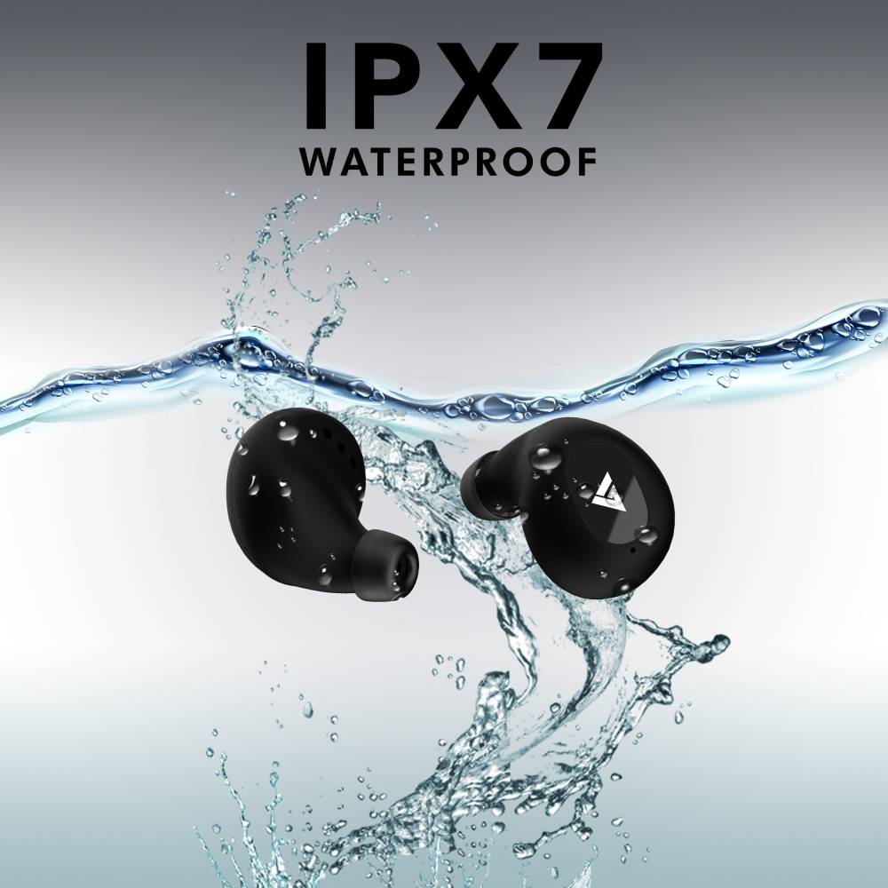 Boult Audio Air Bass Power Buds Bluetooth Headset (Black, True Wireless)