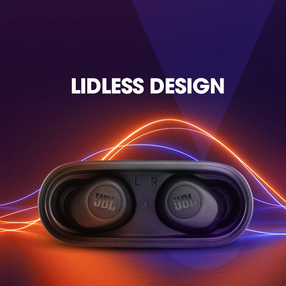 JBL Wave 100TWS Bluetooth Headset (Black, True Wireless)