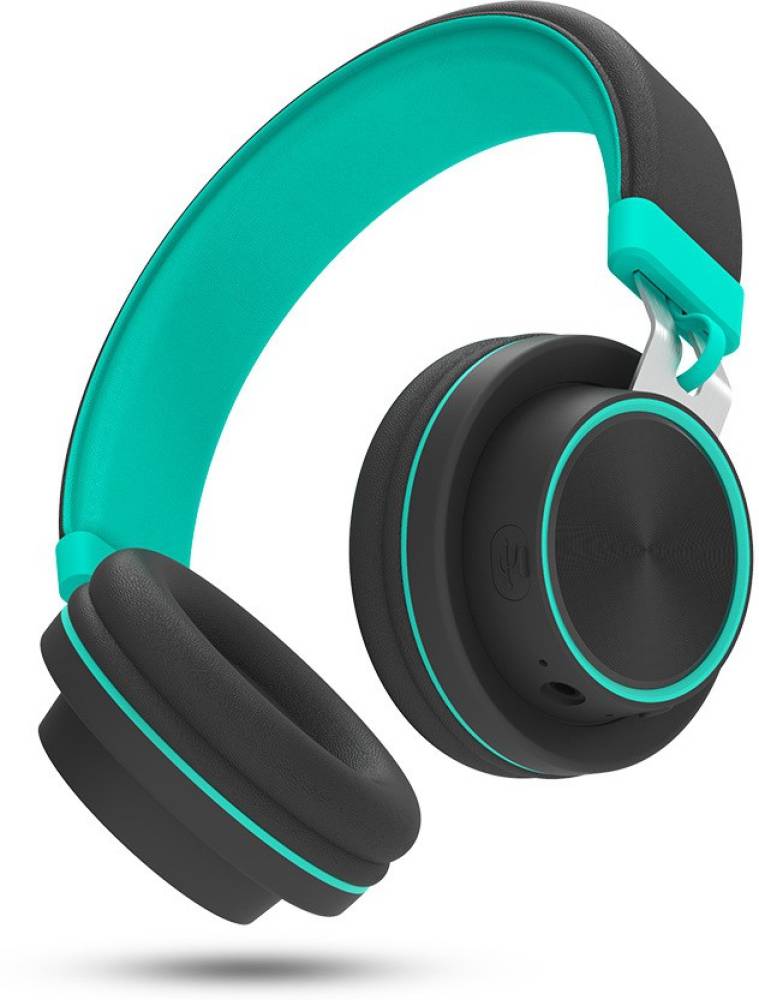 Molife Drum500 Bluetooth Headset (Black, Aqua Green, On the Ear)