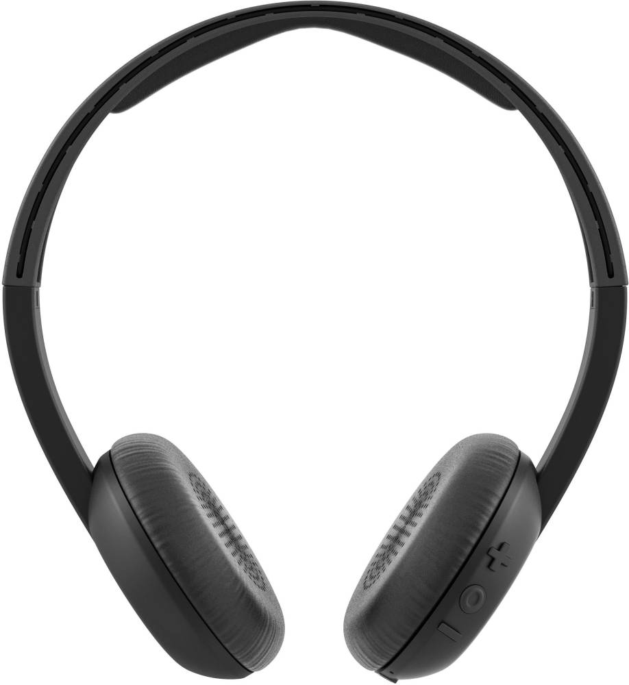 Skullcandy Uproar Bluetooth Headset with Mic (Grey Black, On the Ear)
