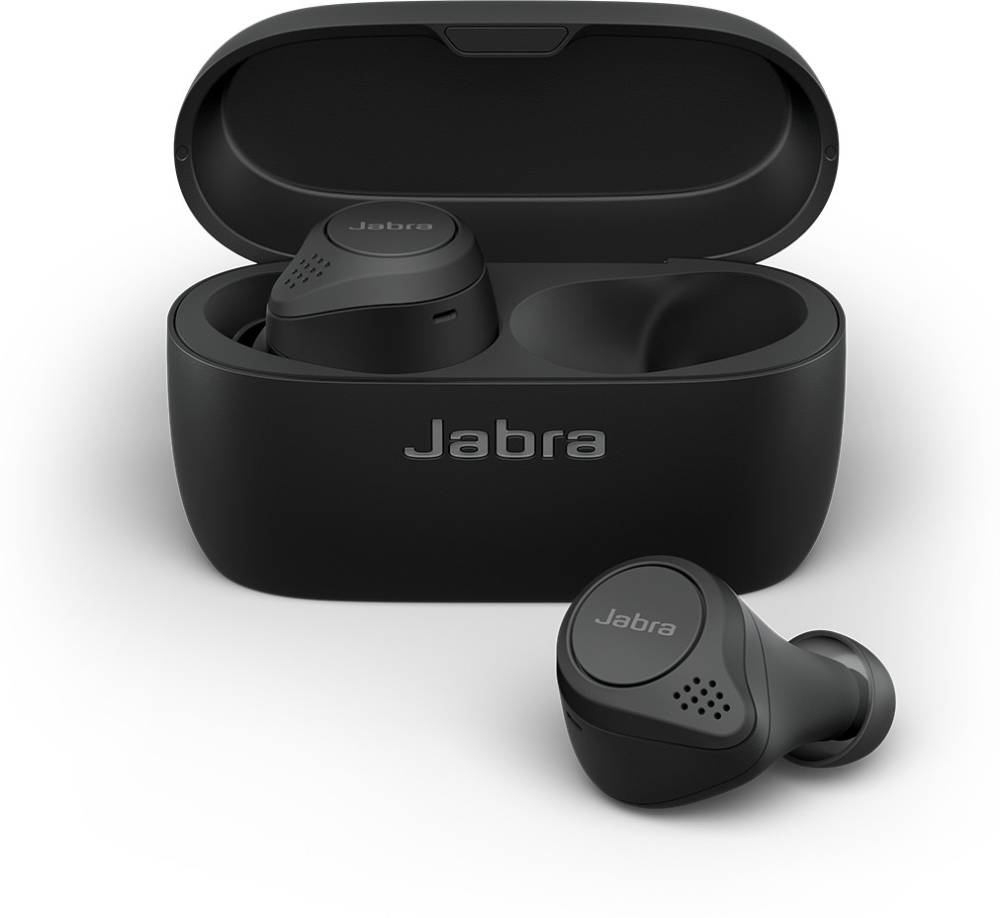 Jabra Elite 75t With Active Noise Cancellation enabled Bluetooth Headset (Black, True Wireless)