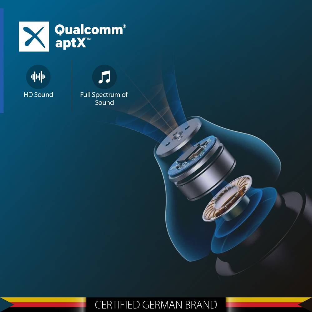 Blaupunkt BTW Pro+ Bluetooth Headset (Black, True Wireless)