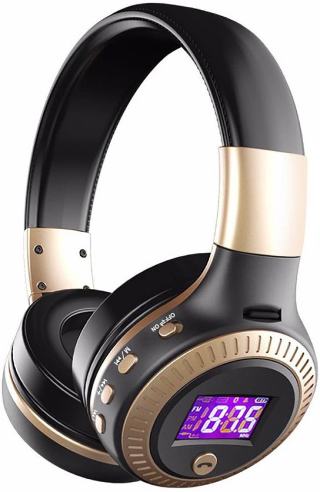 Zealot B19_Gold Bluetooth Headset (Gold, On the Ear)