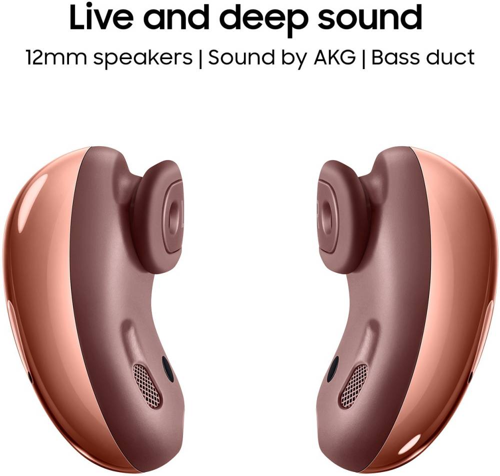 SAMSUNG Galaxy Buds Live Bluetooth Headset (Mystic Bronze, True Wireless)