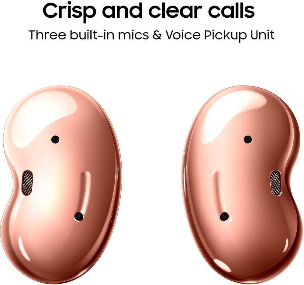 SAMSUNG Galaxy Buds Live Bluetooth Headset (Mystic Bronze, True Wireless)