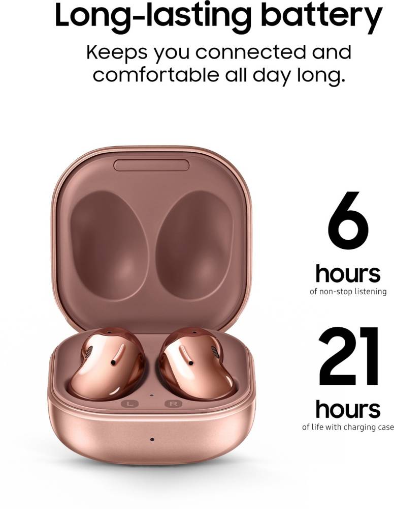 SAMSUNG Galaxy Buds Live Bluetooth Headset (Mystic Bronze, True Wireless)