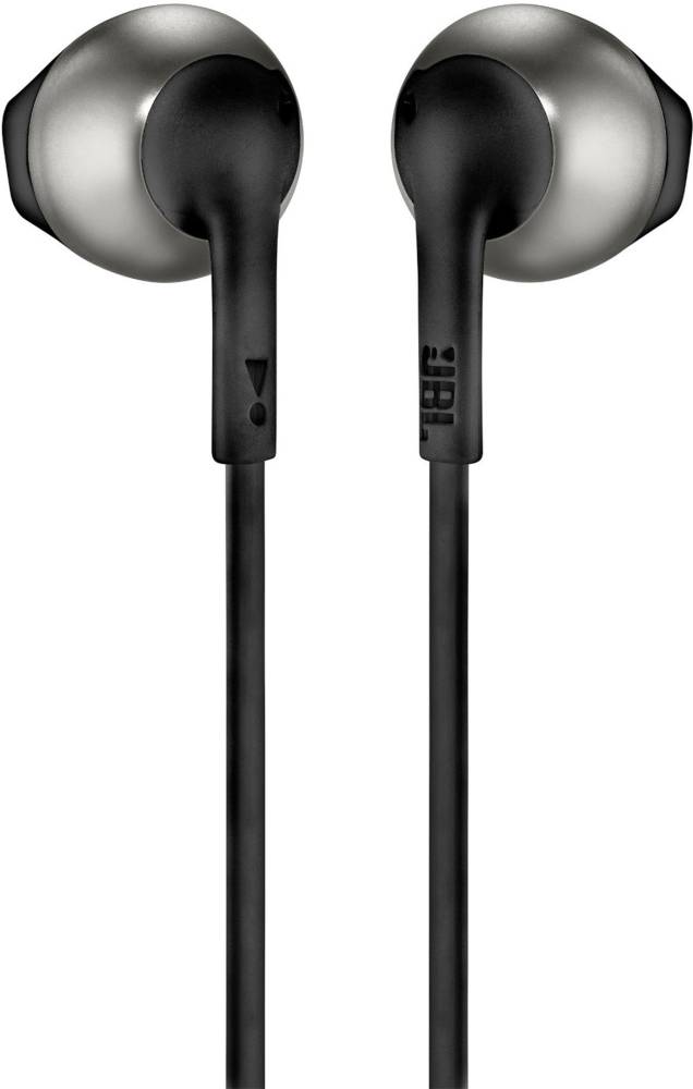 JBL T205BT Bluetooth Headset (Black, In the Ear)