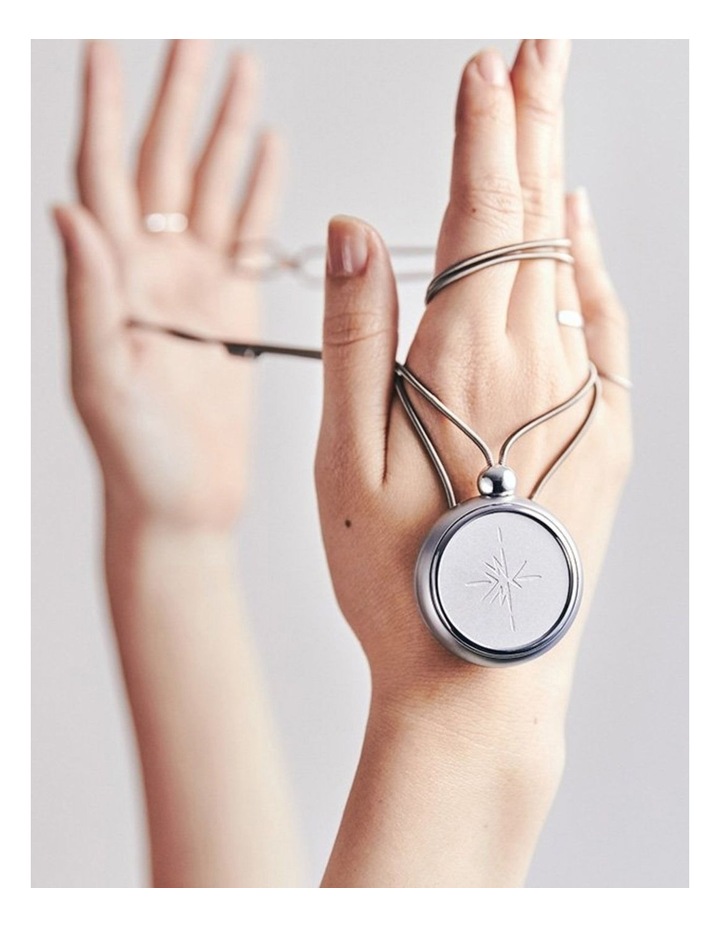 Sound Necklace - Silver + Qliq Filigree Candytuft