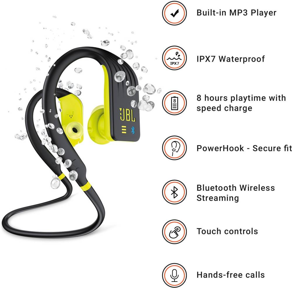 JBL Endurance Dive Bluetooth Headset (Yellow, In the Ear) JBL Endurance Dive Bluetooth Headset (Yellow, In the Ear)