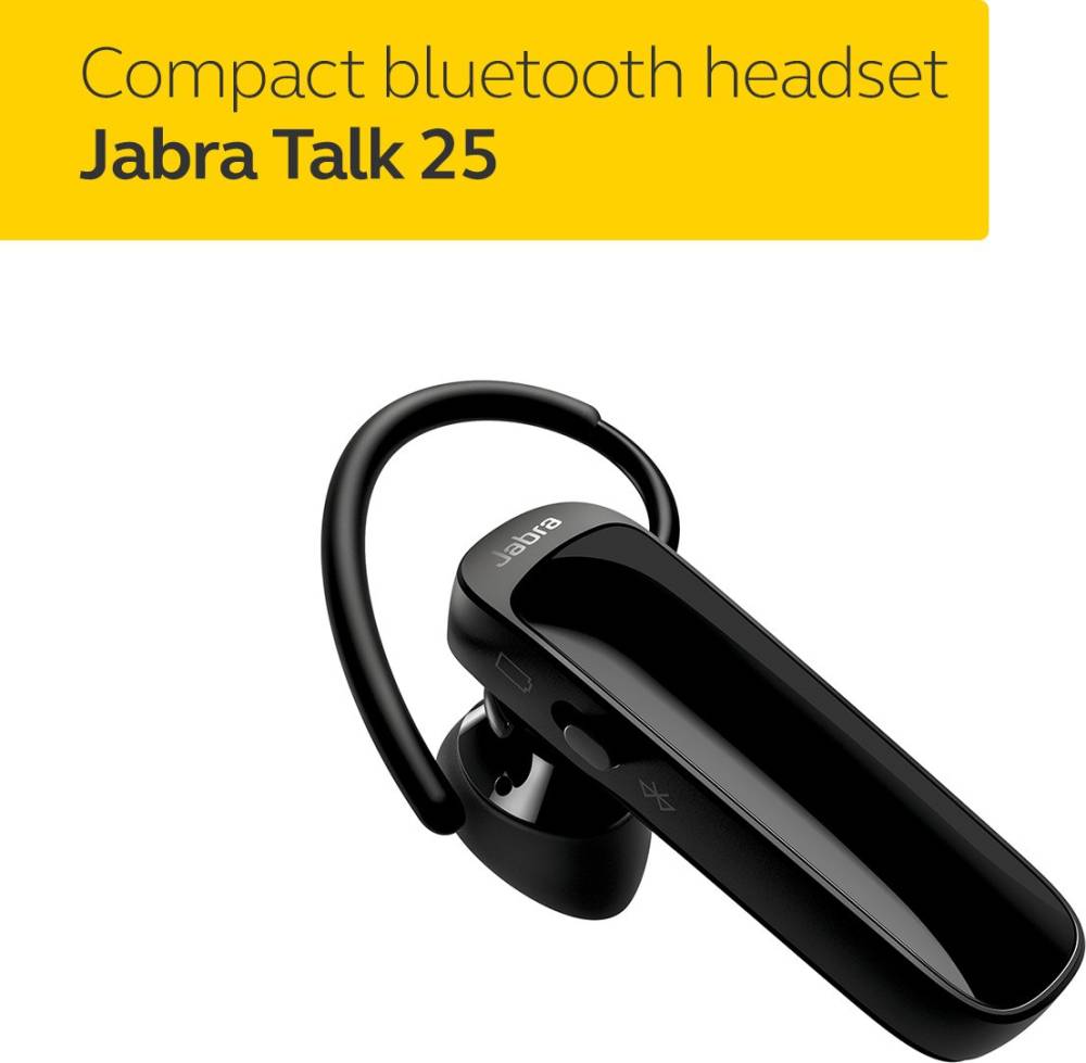 Jabra Talk 25 Bluetooth Headset (Black, In the Ear)