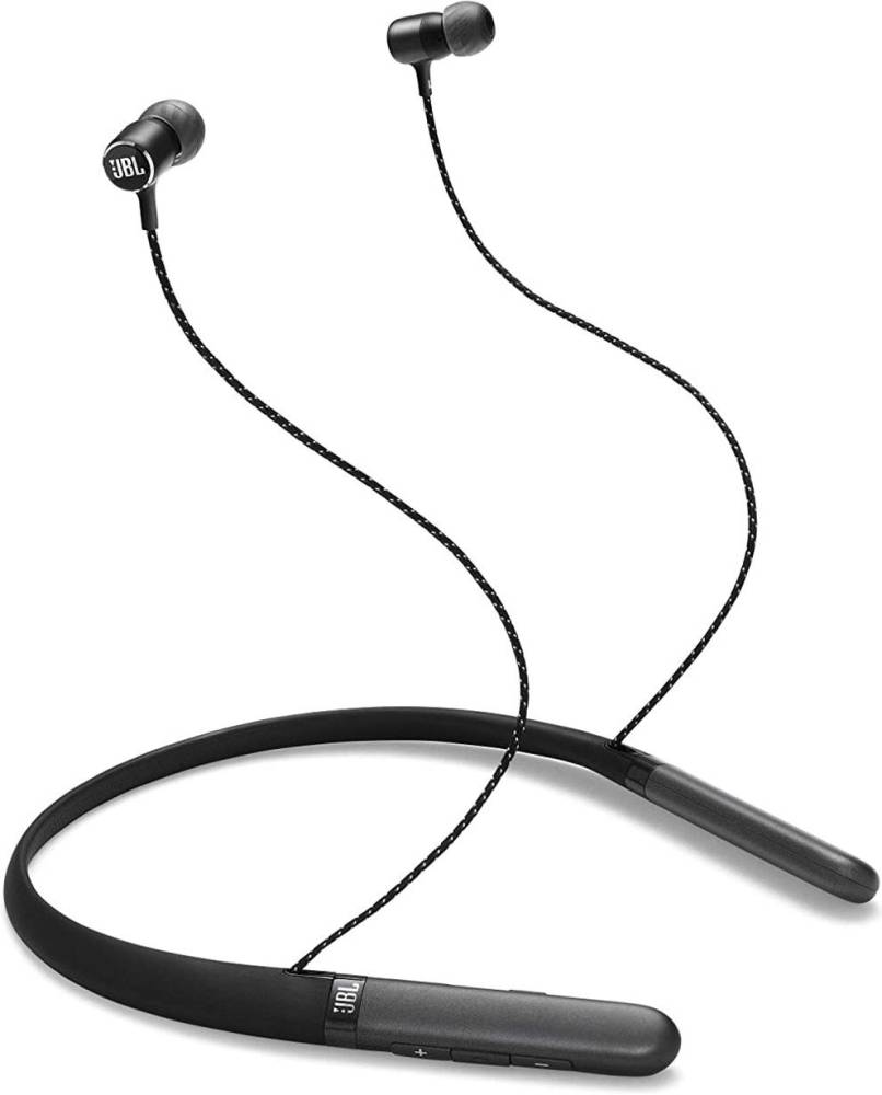 JBL LIVE200BT Wireless In-Ear Neckband Bluetooth Headset (Black, In the Ear)