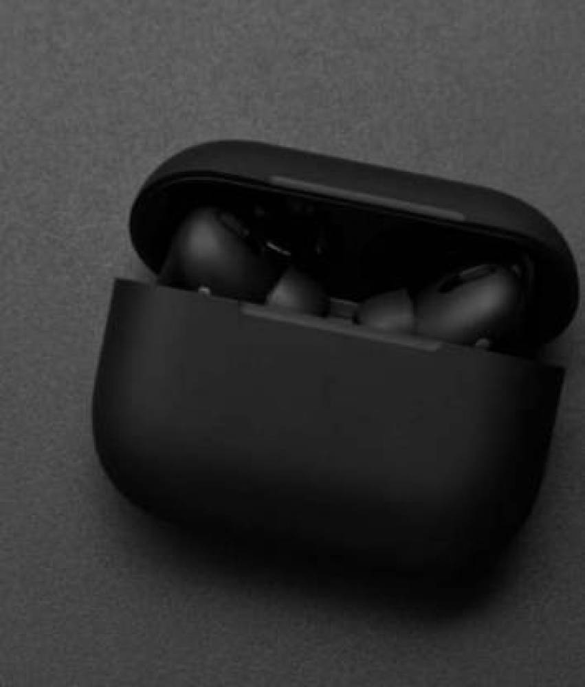 sangbal Earpods black with wireless charging case Bluetooth Headset (Black, True Wireless)