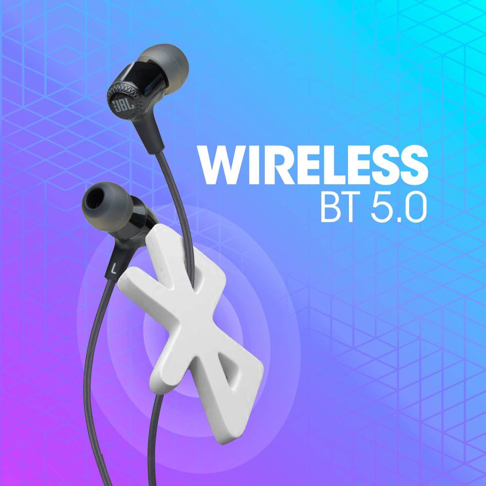 JBL Live 100BT Bluetooth Headset (Black, In the Ear)