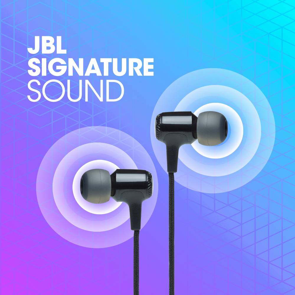 JBL Live 100BT Bluetooth Headset (Black, In the Ear)