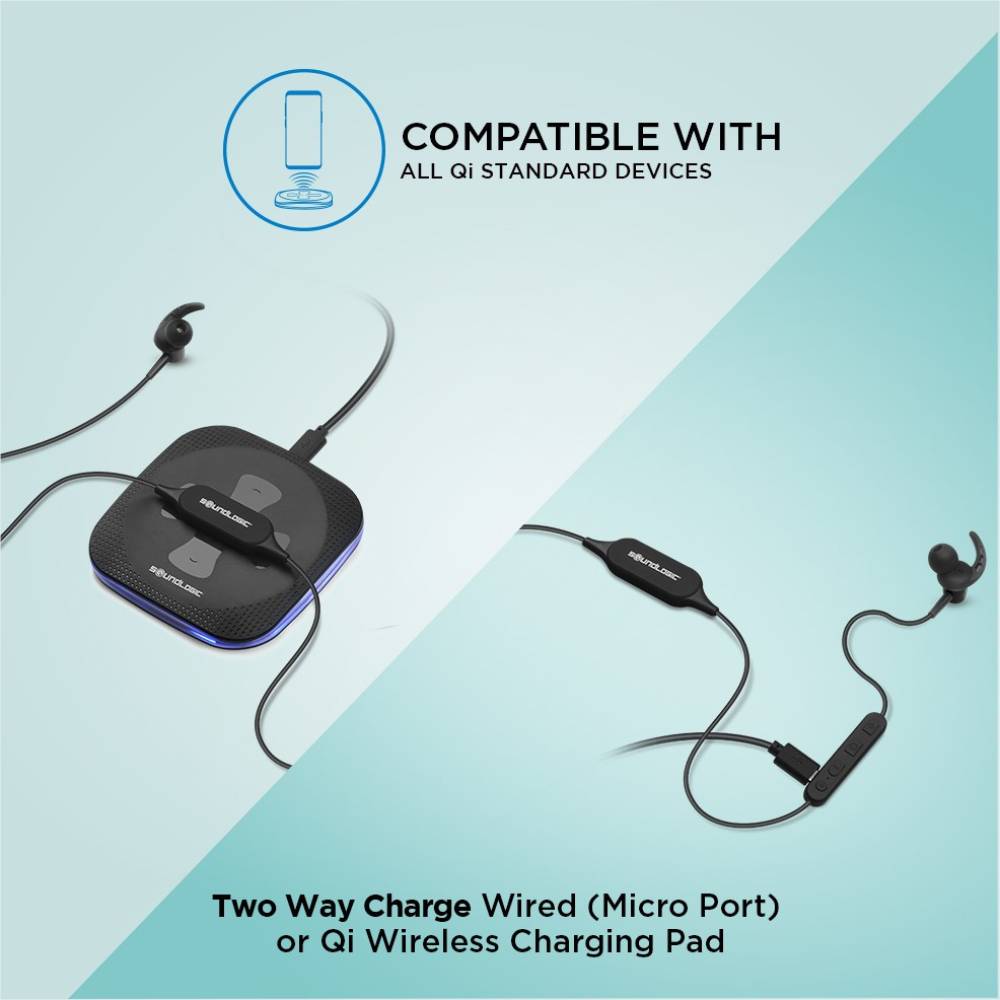 SoundLOGIC Freedom Sports with Wireless Charging Bluetooth Headset (Black, In the Ear) SoundLOGIC Freedom Sports with Wireless Charging Bluetooth Headset (Black, In the Ear)