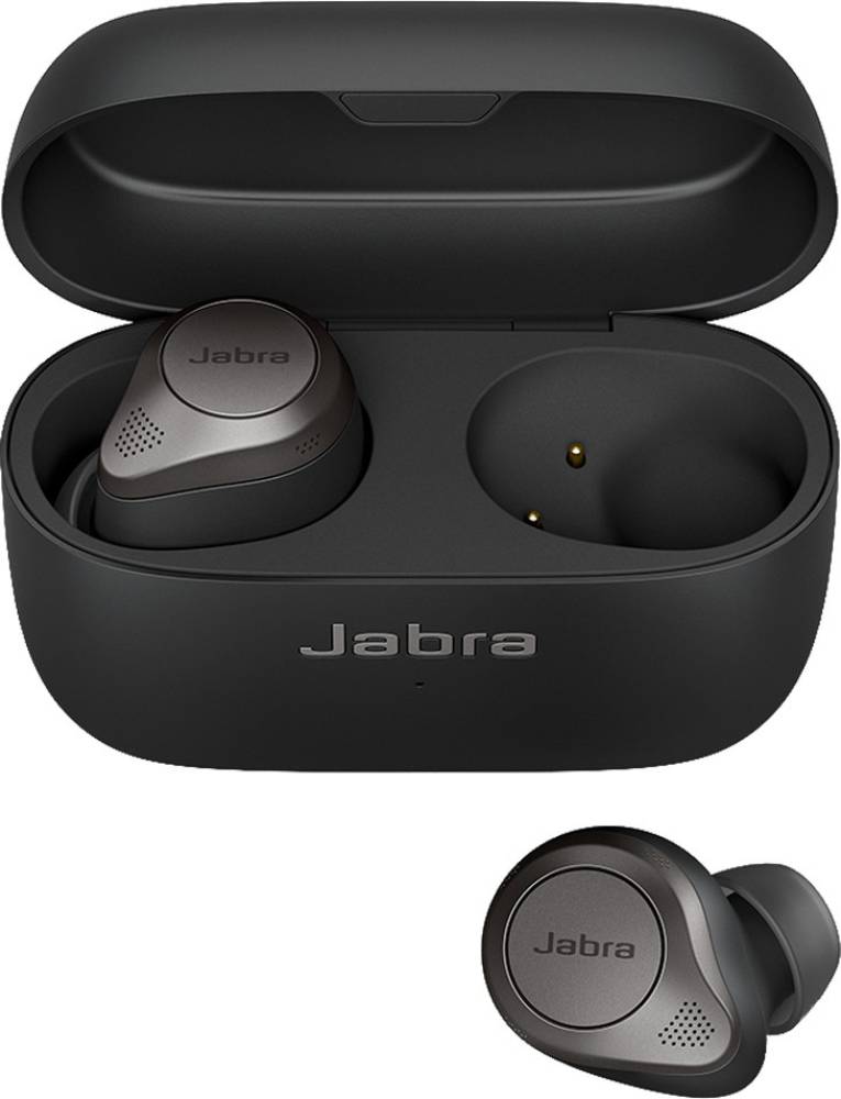 Jabra Elite 85t with Advanced Active Noise Cancellation Bluetooth Headset (Titanium Black, True Wireless)