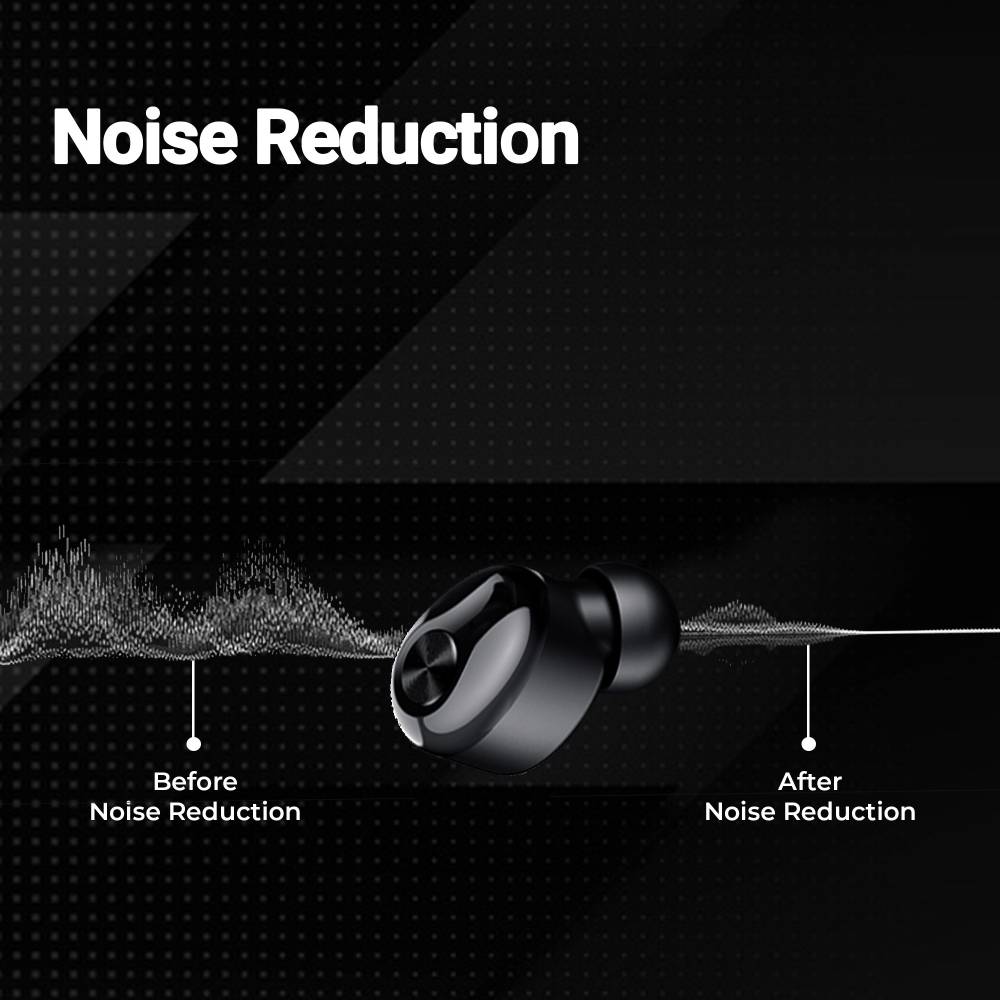 Lenovo HT18_BLACK Bluetooth Headset (Black, True Wireless)