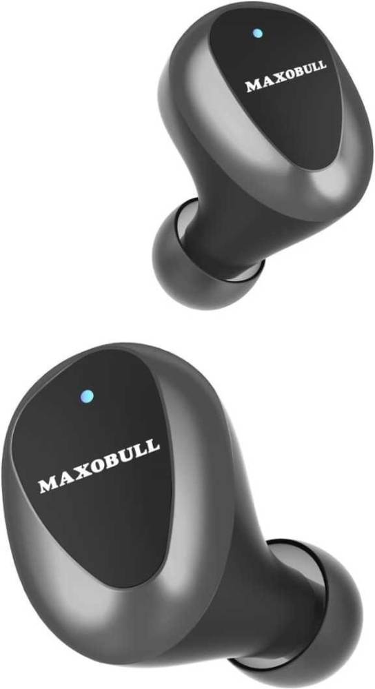 MAXOBULL flypods Super grey bluetooth headphone ipx 5.0 wireless earbuds Bluetooth Headset (Super Grey, In the Ear)