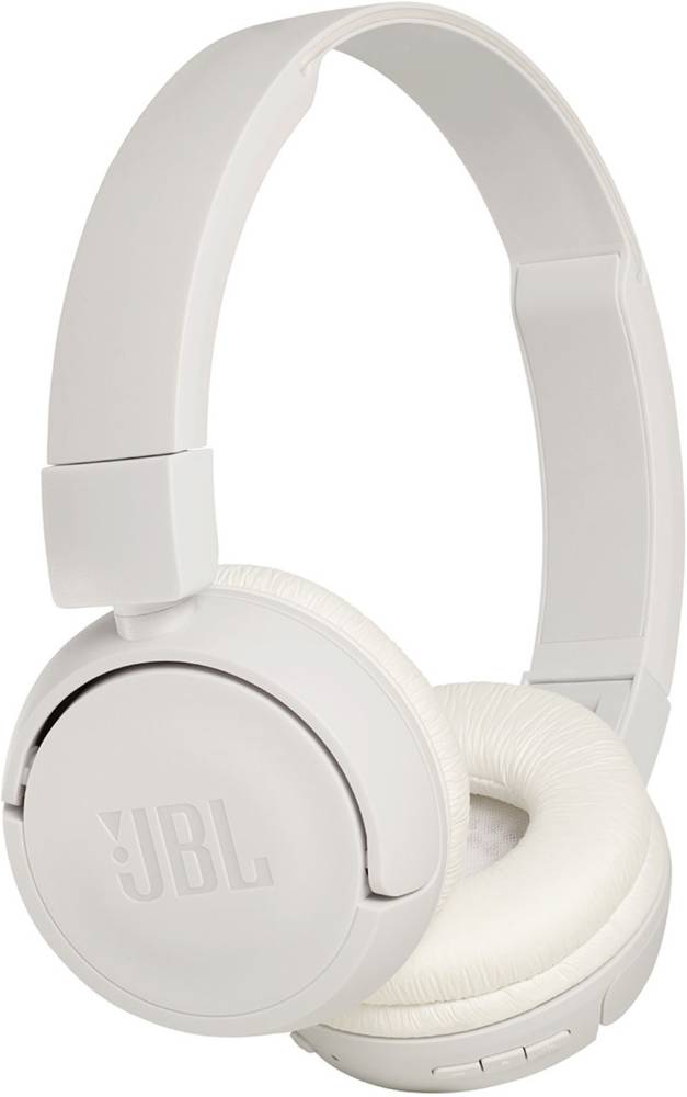 JBL T450BT Extra Bass Bluetooth Headset (White, On the Ear)