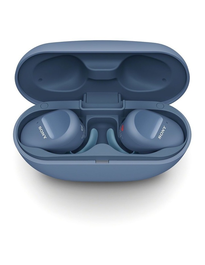 Truly Wireless Blue Sports Bluetooth Headphones WFSP800NL