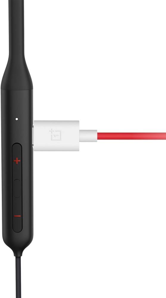 OnePlus Bullets Wireless Z Bass Edition Bluetooth Headset (Bold Black, In the Ear)