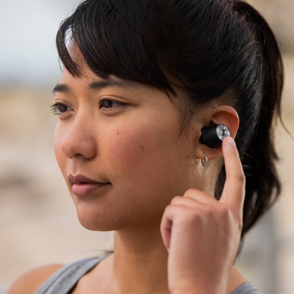 Sennheiser Momentum True Wireless Bluetooth Headset (Silver, Black, True Wireless)