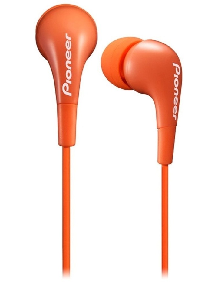 Orange In Ear Dynamic Earphones SE-CL502