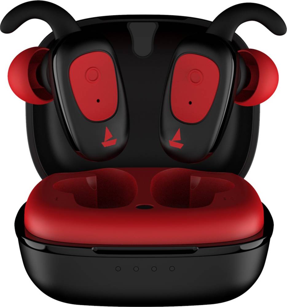 boAt Airdopes 201 Earbuds Bluetooth Headset (Raging Red, True Wireless) boAt Airdopes 201 Earbuds Bluetooth Headset (Raging Red, True Wireless)