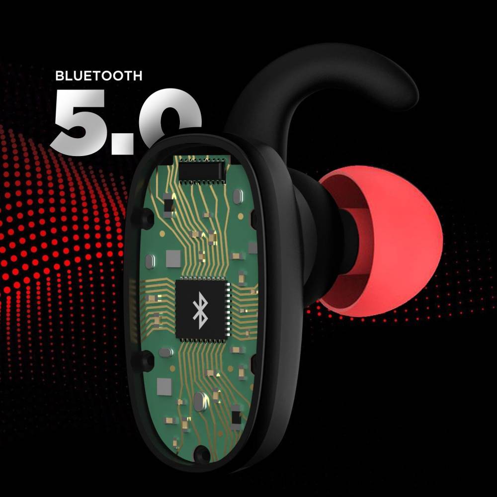 boAt Airdopes 201 Earbuds Bluetooth Headset (Raging Red, True Wireless) boAt Airdopes 201 Earbuds Bluetooth Headset (Raging Red, True Wireless)