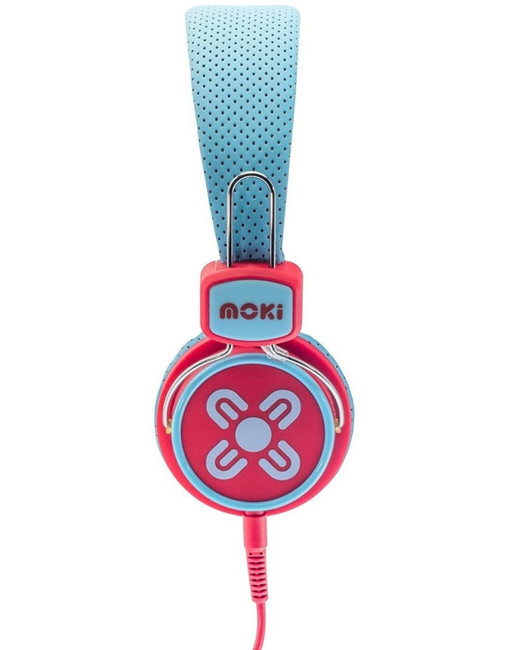 Kids Safe Volume Limited Blue/Red Headphones