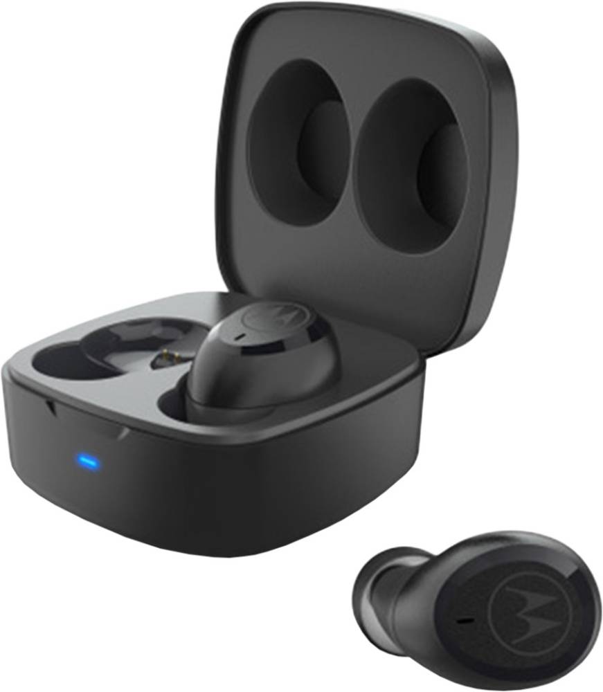 MOTOROLA Vervebuds 100 (SH052) Bluetooth Headset (Black, True Wireless)