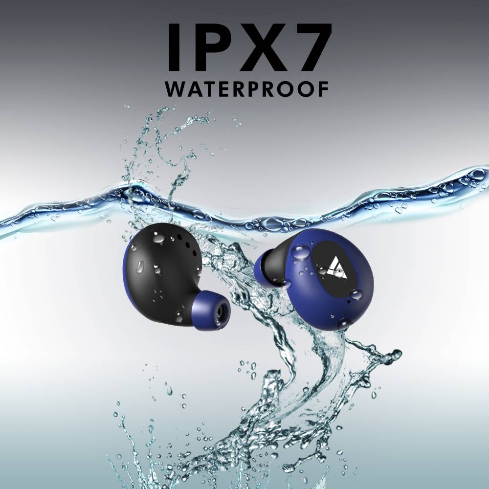 Boult Audio Air Bass Power Buds Bluetooth Headset (Blue, True Wireless)