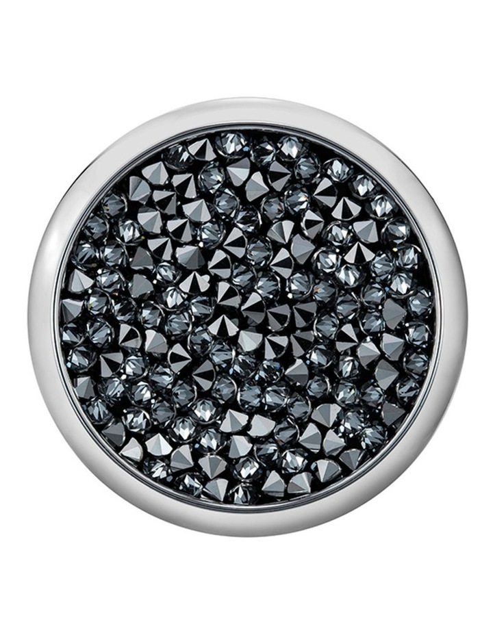 Sound Necklace - Silver & Qliq Crystaline Volcanic Ash - Silver