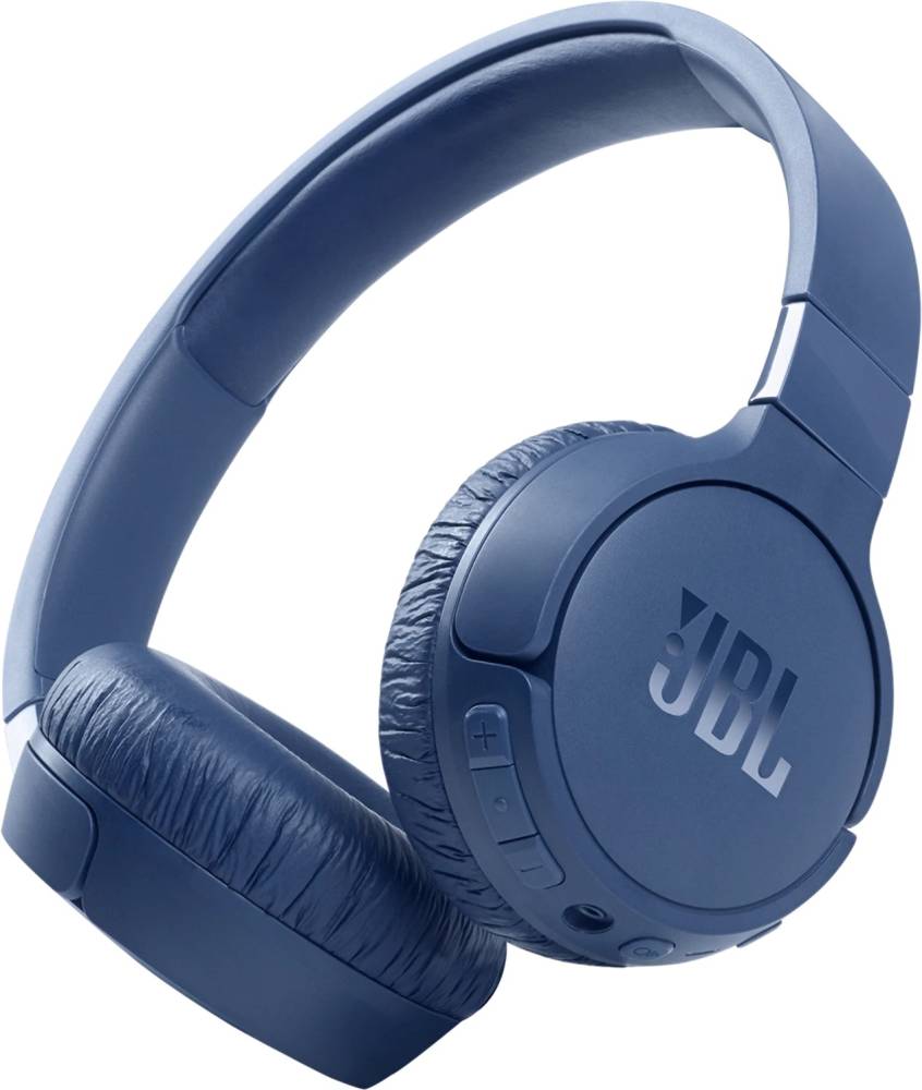 JBL Tune 660NC Active Noise Cancelling Bluetooth Headset (Blue, On the Ear)