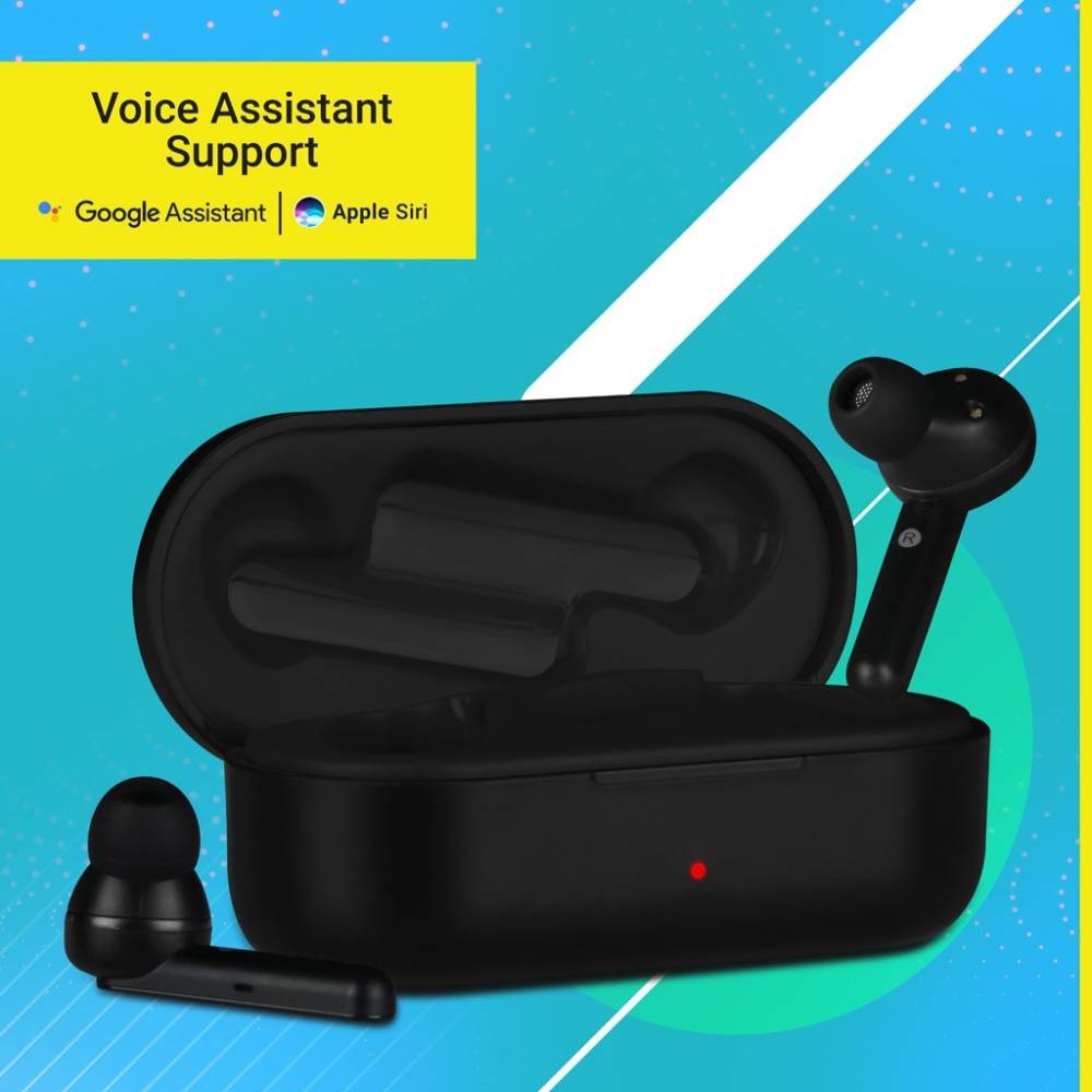 ZEBRONICS ZEB-SOUND BOMB True Wireless BT Earphone Bluetooth Headset (Black, True Wireless)