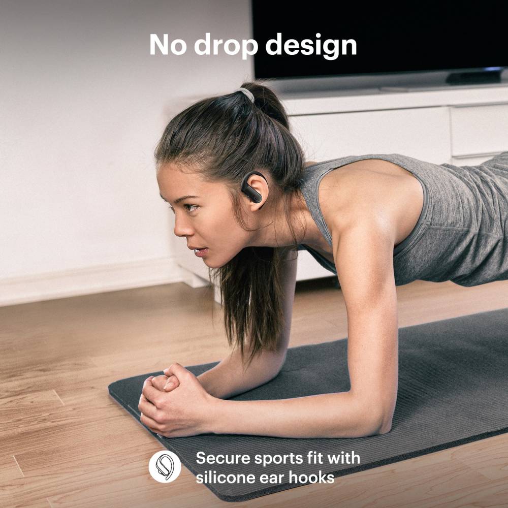 Noise Shots RUSH Truly Wireless Bluetooth Headset (Charcoal Grey, True Wireless)