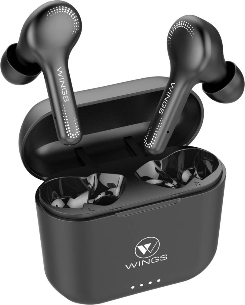 Wings Vibe Bluetooth Headset (Black, True Wireless) Wings Vibe Bluetooth Headset (Black, True Wireless)