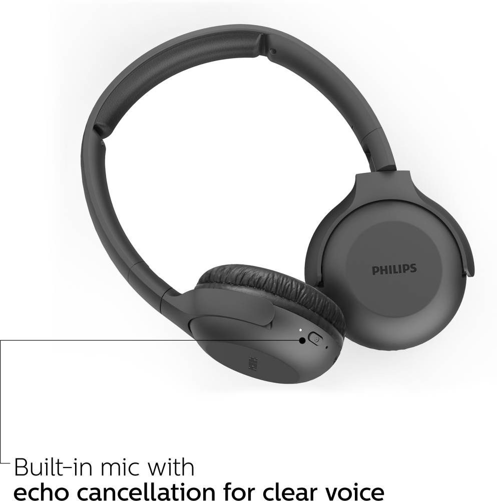PHILIPS UpBeat TAUH202BK Wireless Bluetooth Headset (Black, On the Ear)