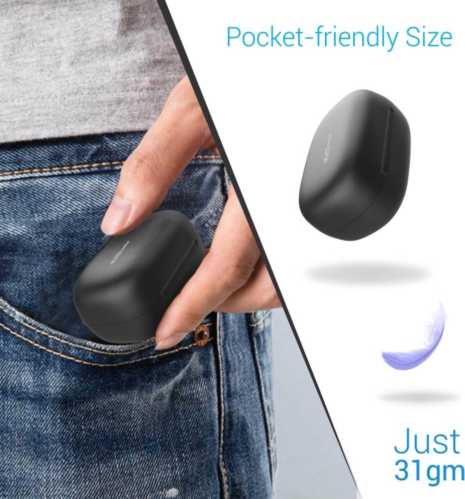 Portronics Harmonics Twins Mini Bluetooth Headset (Black, True Wireless) Portronics Harmonics Twins Mini Bluetooth Headset (Black, True Wireless)