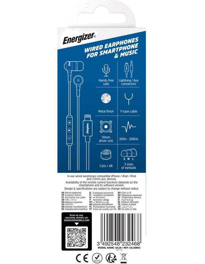 Black USB-C Wired In-ear Headphones UIC30BK