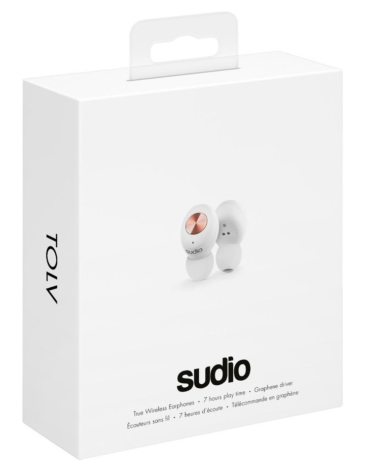 TOLV Wireless Earphones White